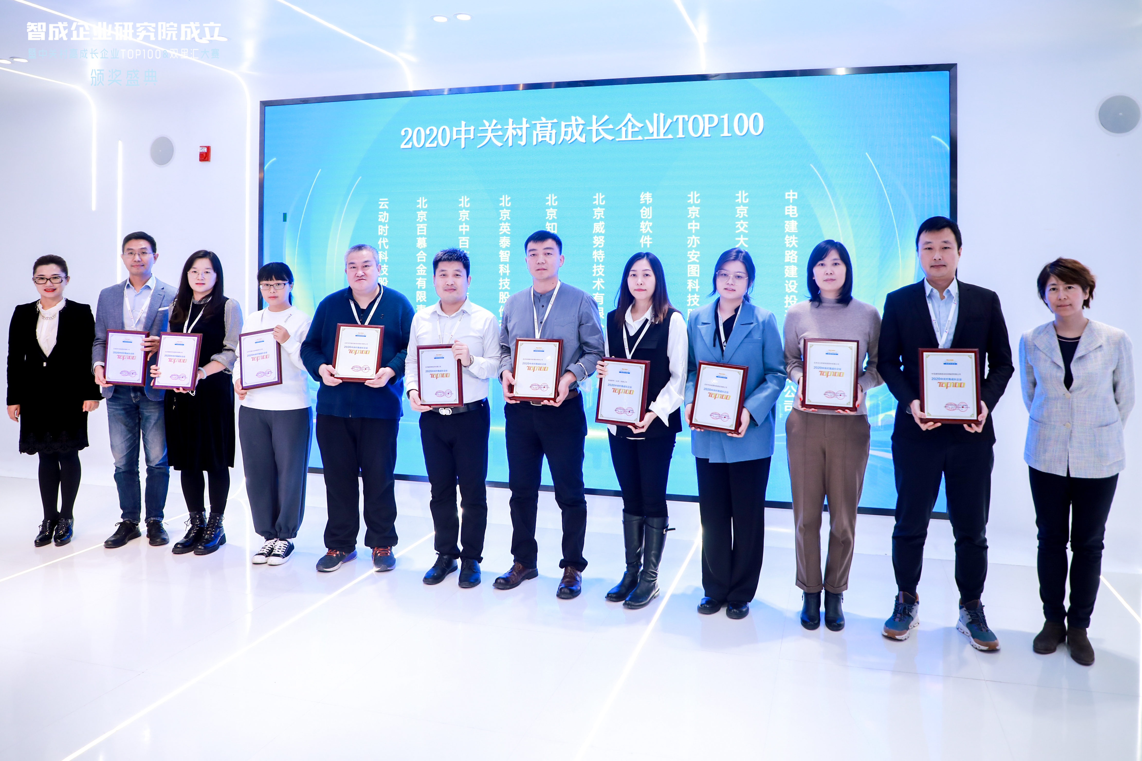 
                                喜訊 | 云動(dòng)時(shí)代 · 榮登2020高成長(zhǎng)企業(yè)TOP100榜單